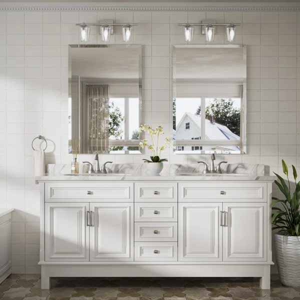 Janica Shatterproof Beveled Frameless Bathroom Vanity Mirror - Image 4